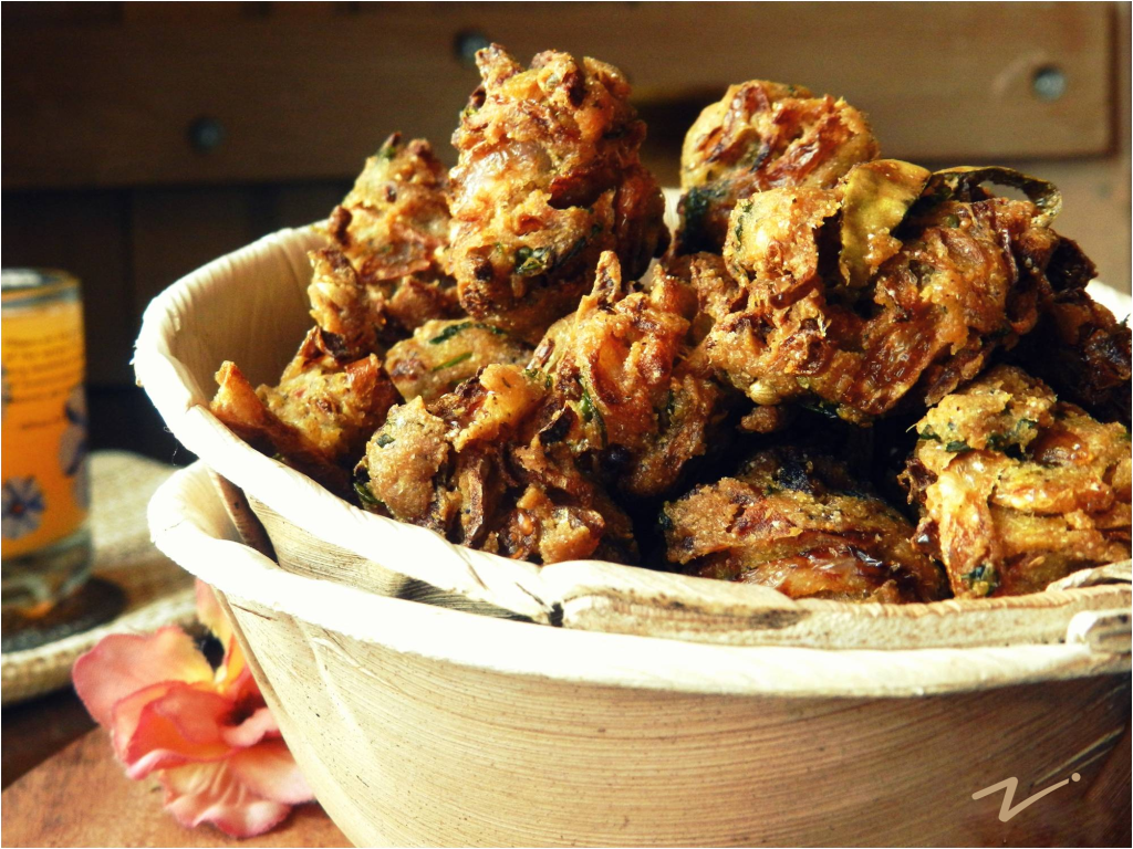 Bajra onion pakora 2