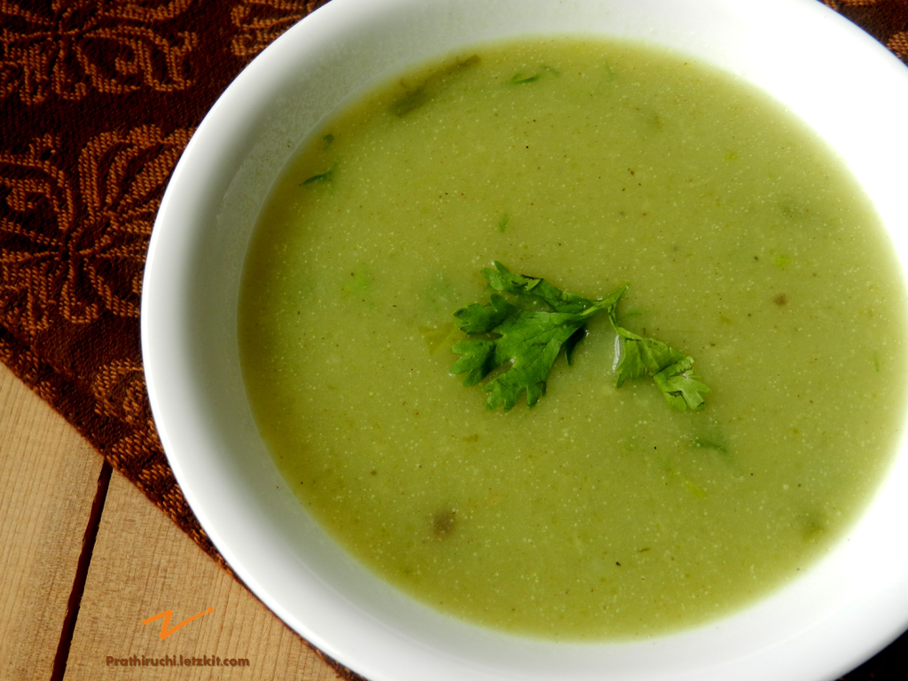 potato & spring onion soup